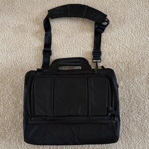 Brenthaven  Black Travel Briefcase with Padded Shoulder Strap